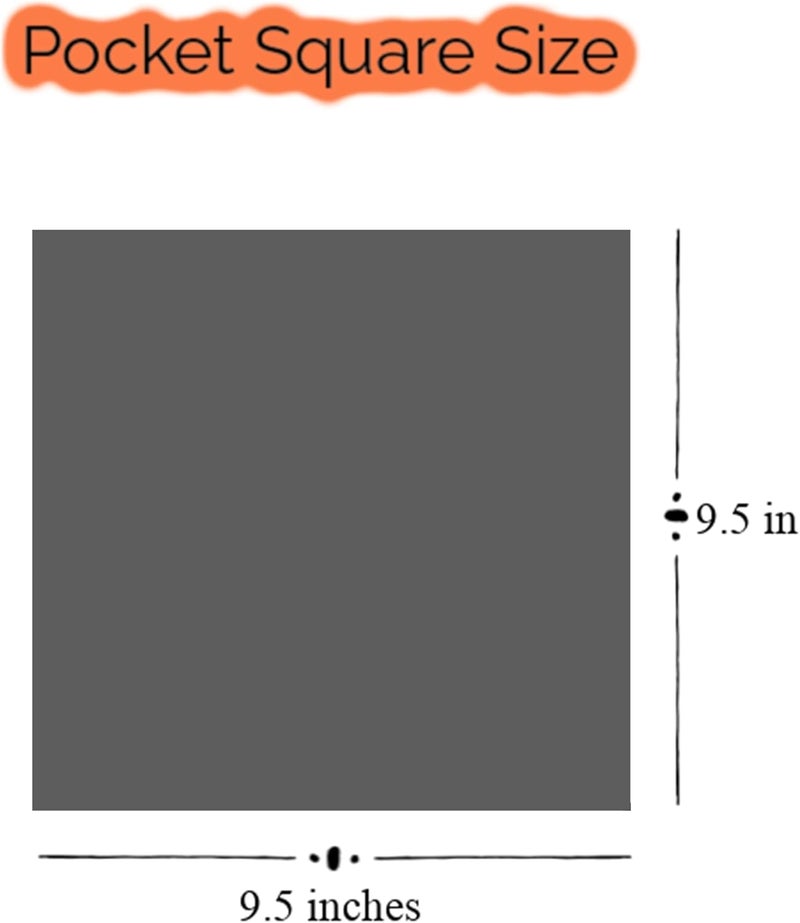 Trilece Ties for Men - Mens Solid Color Formal Necktie and Pocket Square Sets - Image 4